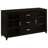 Best Furniture Outlet - Coaster - Lewes 2-door Engineered Wood 60-inch TV Stand Cappuccino - 700881