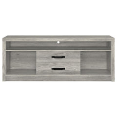 Burke 3-piece 59-inch TV Entertainment Center Grey Driftwood