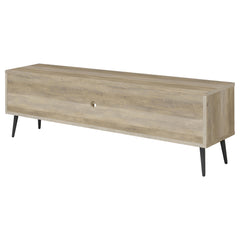 Allie 2-door Engineered Wood 71-inch TV Stand Distressed Pine