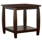 Best Furniture Outlet - Coaster - Dixon 1-shelf Square Wood End Table Espresso - 701077