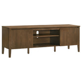 Best Furniture Outlet - Coaster - Thori 63-inch 2-door TV Stand Media Console Dark Brown - 701672