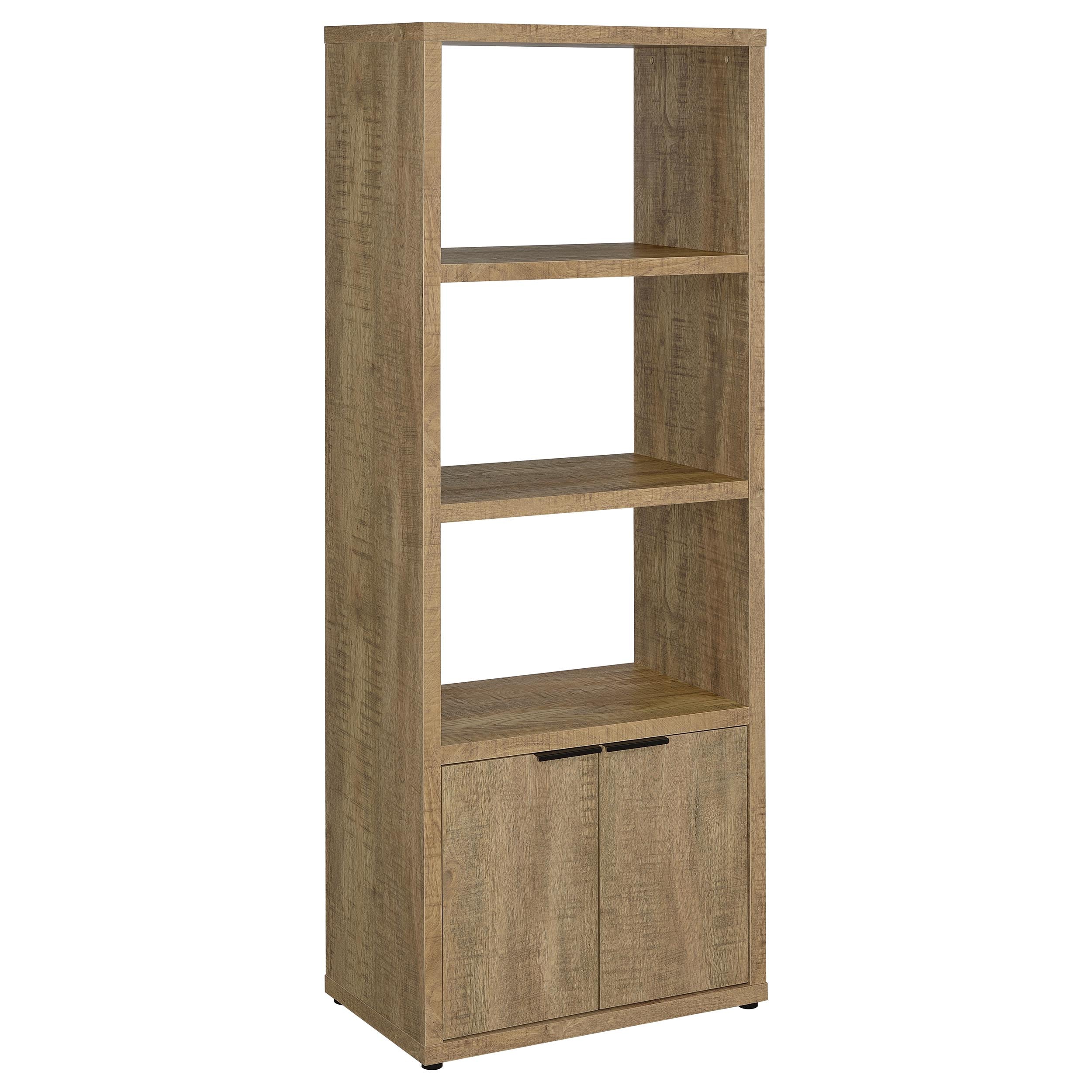 Best Furniture Outlet - Coaster - Tabby 3-shelf Engineered Wood Media Tower Mango - 701703
