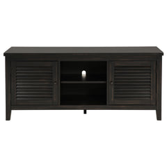 Concord 2-door 60-inch TV Stand Console Distressed Java