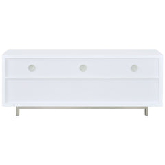 Casey 2-drawer Engineered Wood 60-inch TV Stand White