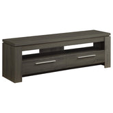Best Furniture Outlet - Coaster - Elkton 2-drawer Engineered Wood 59-inch TV Stand Weathered Grey - 701979