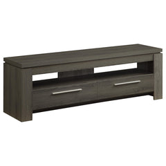 Best Furniture Outlet - Coaster - Elkton 2-drawer Engineered Wood 59-inch TV Stand Weathered Grey - 701979