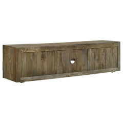 Keese 2-door Wood 70-inch TV Stand Media Console Mango Brown
