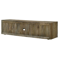 Keese 2-door Wood 70-inch TV Stand Media Console Mango Brown