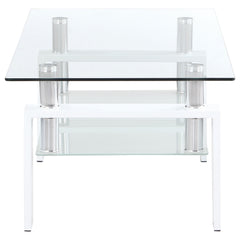Dyer 3-piece Rectangular Coffee and End Table Set White