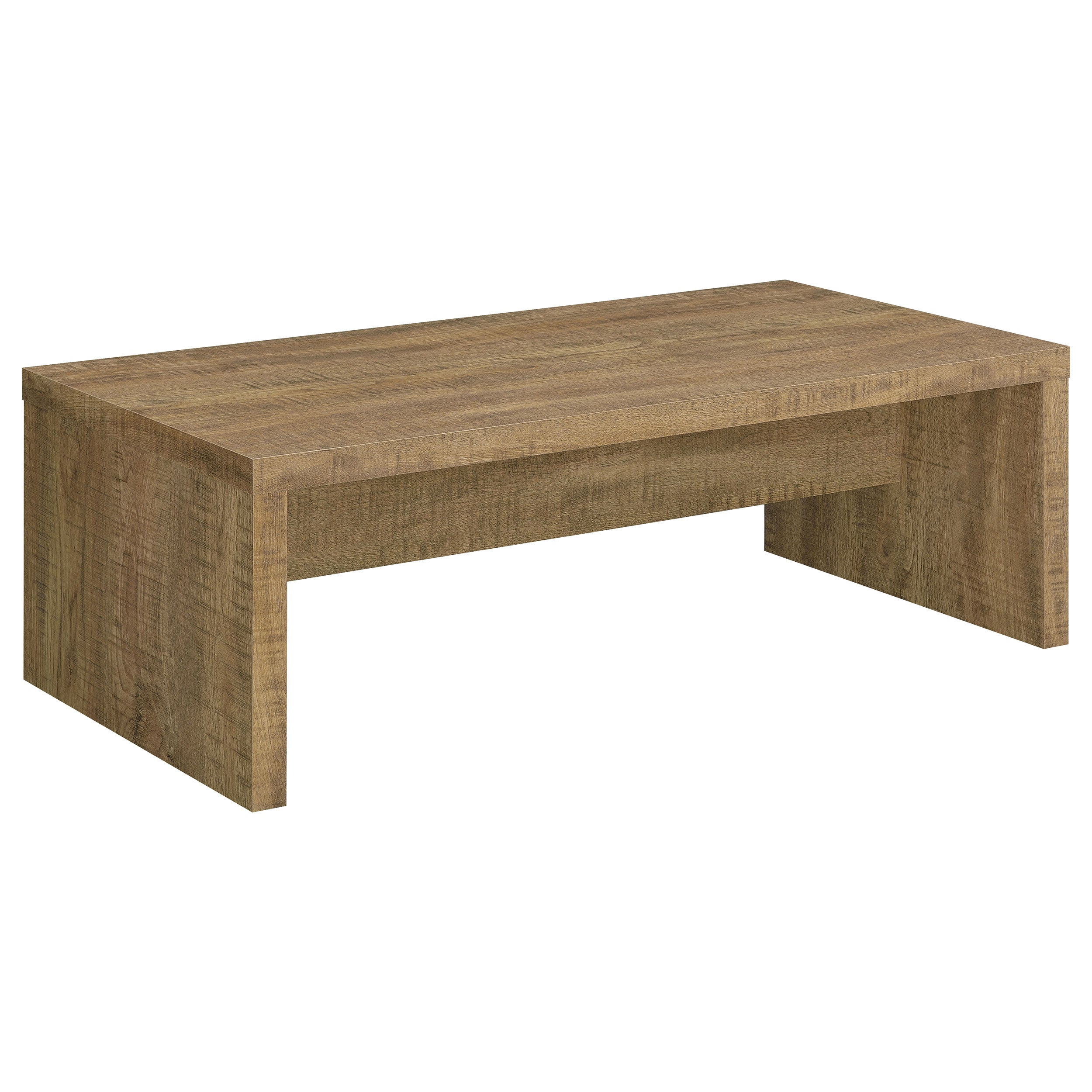 Best Furniture Outlet - Coaster - Lynette Rectangular Engineered Wood Coffee Table Mango - 704128