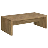 Best Furniture Outlet - Coaster - Lynette Rectangular Engineered Wood Coffee Table Mango - 704128