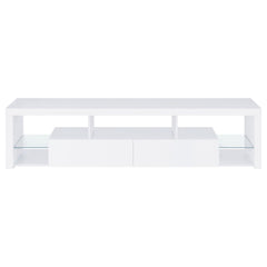 Jude 3-piece 71-inch TV Entertainment Center White High Gloss