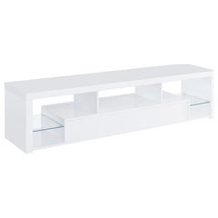 Jude 3-piece 71-inch TV Entertainment Center White High Gloss