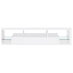 Jude 3-piece 71-inch TV Entertainment Center White High Gloss