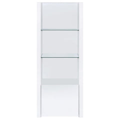Jude 3-piece 71-inch TV Entertainment Center White High Gloss