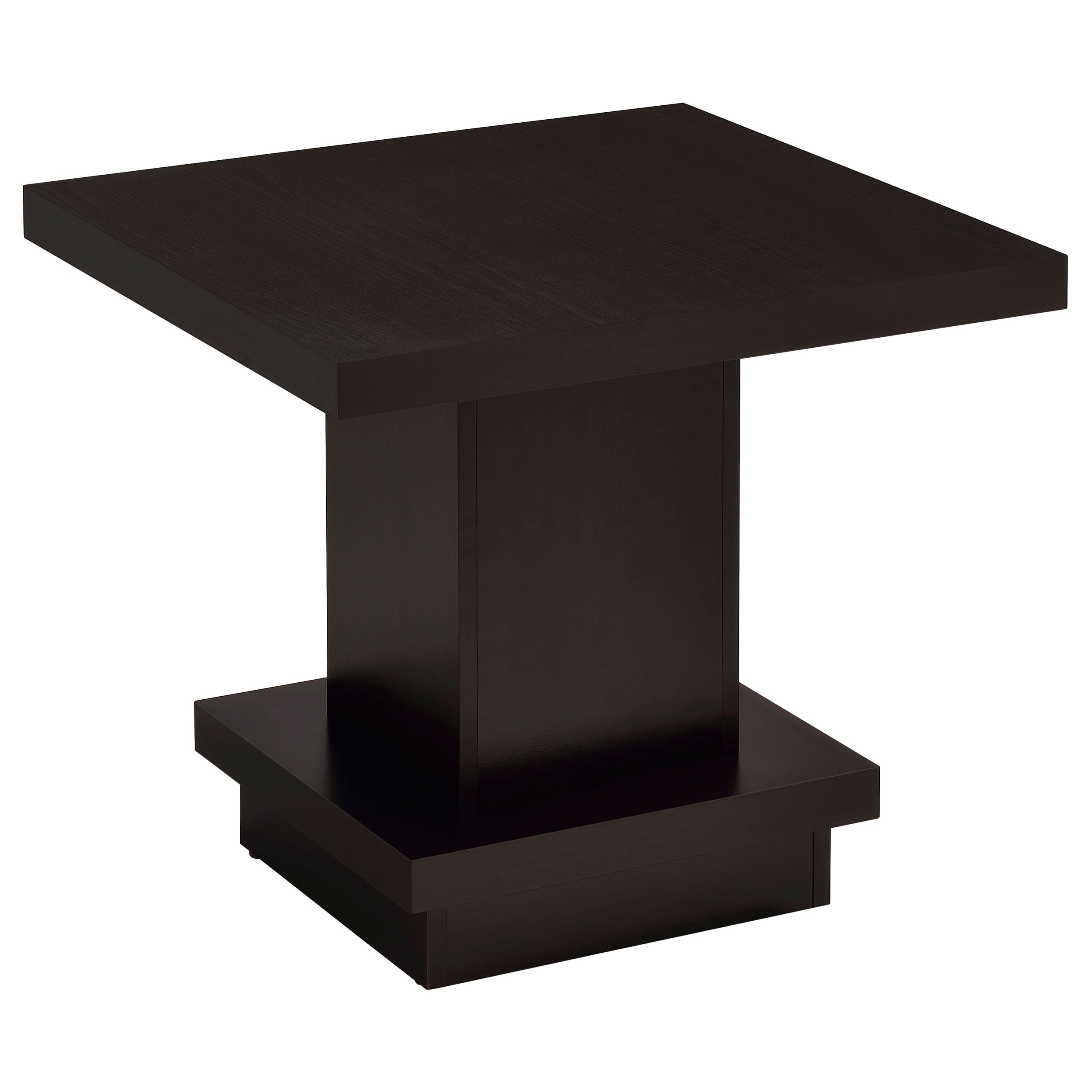 Best Furniture Outlet - Coaster - Reston Square Engineered Wood Side End Table Cappuccino - 705167