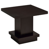 Best Furniture Outlet - Coaster - Reston Square Engineered Wood Side End Table Cappuccino - 705167