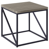 Best Furniture Outlet - Coaster - Birdie Square Engineered Wood End Table Sonoma Grey - 705617