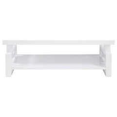 Schmitt 3-piece Coffee and End Table Set White High Gloss