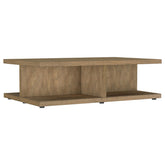 Best Furniture Outlet - Coaster - Cortona Square Engineered Wood Cocktail Coffee Table Mango - 706178