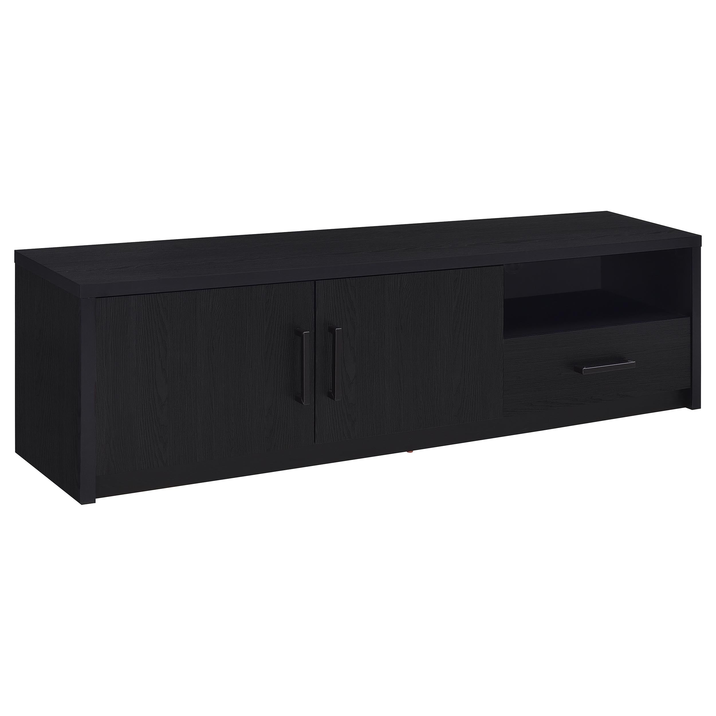 Best Furniture Outlet - Coaster - Murray 70-inch 2-door TV Stand Media Console Black - 706213