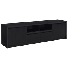 Best Furniture Outlet - Coaster - Winfield 78-inch 2-door TV Stand Media Console Black - 706223