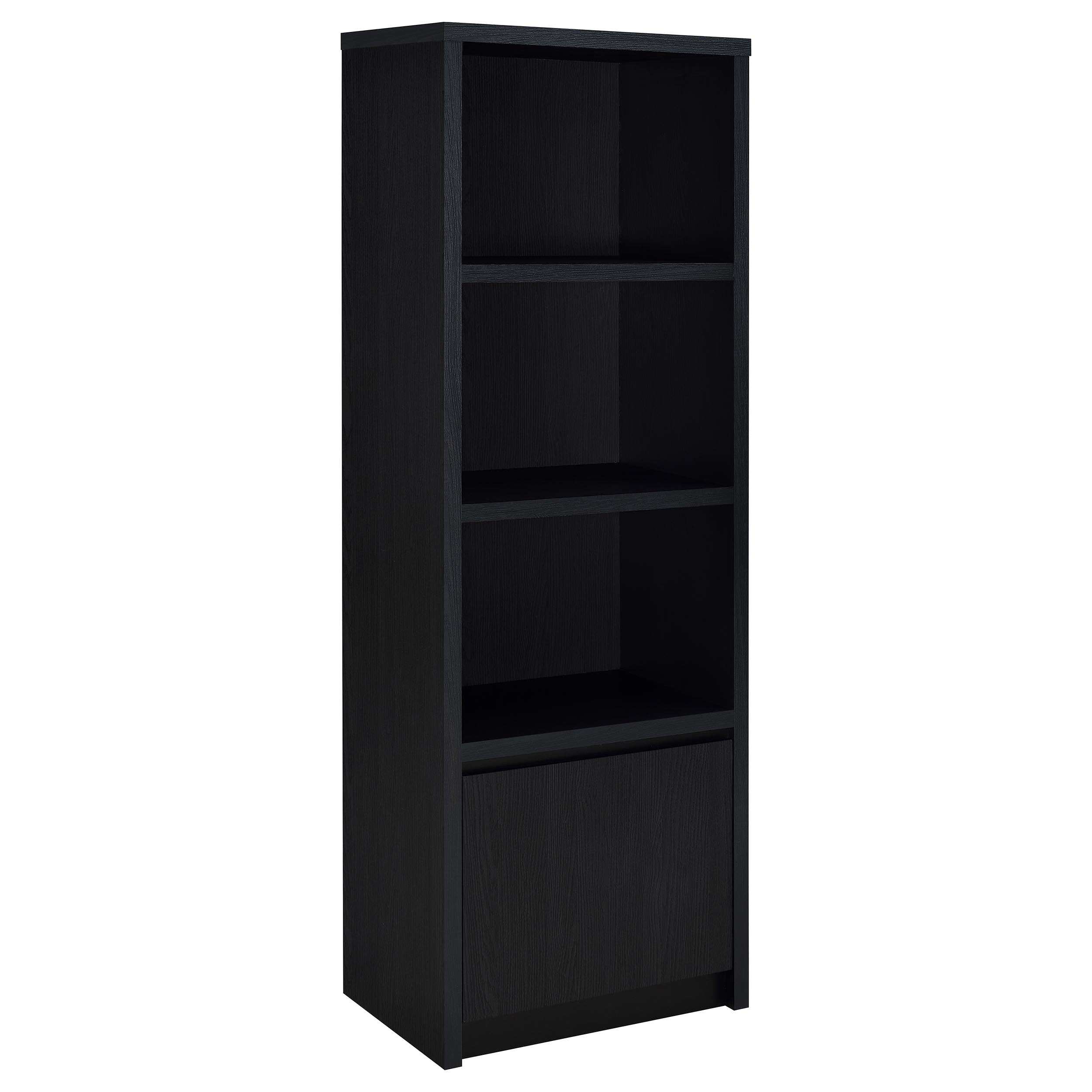 Best Furniture Outlet - Coaster - Winfield 3-shelf Media Tower Entertainment Pier Black - 706224
