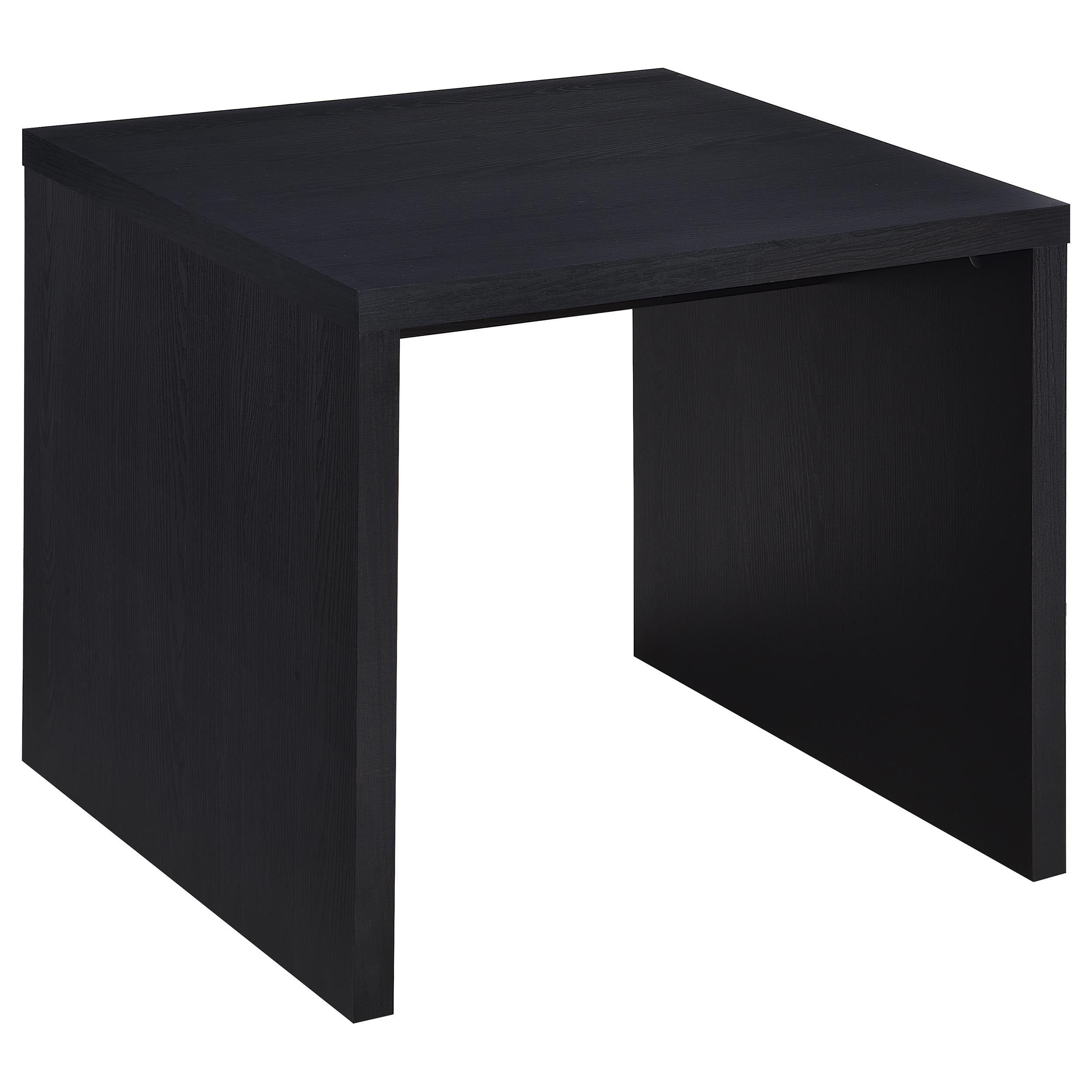Best Furniture Outlet - Coaster - Knapp Engineered Wood Square Side End Table Black - 706227
