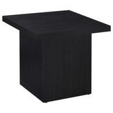 Best Furniture Outlet - Coaster - Max Square Engineered Laminate End Side Table Black - 706277