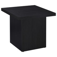 Best Furniture Outlet - Coaster - Max Square Engineered Laminate End Side Table Black - 706277