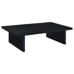 Best Furniture Outlet - Coaster - Max Rectangular Engineered Laminate Coffee Table Black - 706278