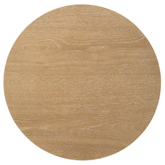 Ottowa 3-piece Round Wood Coffee Table Set Light Oak