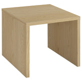 Best Furniture Outlet - Coaster - Canoga Engineered Wood Accent Side End Table Light Oak - 706347