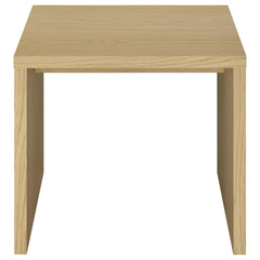 Canoga 2-piece Lift Top Cocktail Coffee Table Set Light Oak
