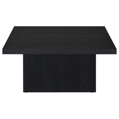Devar 3-piece Square Cocktail Coffee End Table Set Black