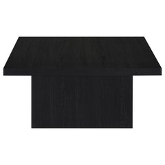 Devar 3-piece Square Cocktail Coffee End Table Set Black