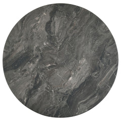 Bradley Round SmartTop Cocktail Coffee Table Smokey Grey and Brown