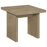 Best Furniture Outlet - Coaster - Decker Square Occasional Side End Table Natural Oak - 706467