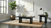 Best Furniture Outlet - Coaster - Decker 2-piece Coffee and End Table Set Black - 706478-S2