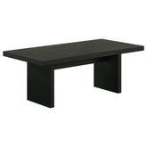 Best Furniture Outlet - Coaster - Decker 47-Inch Rectangular Cocktail Coffee Table Black - 706478
