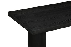 Decker 47-Inch Rectangular Cocktail Coffee Table Black
