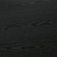Hamlyn 3-piece Round Fluted Coffee and End Table Set Black