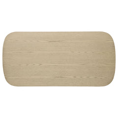 Kailani 3-piece Coastal Coffee and End Table Set Beige Oak