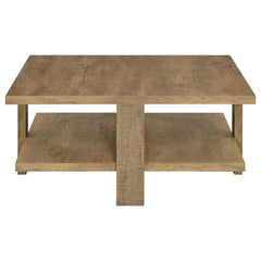 Dawn 3-piece Round Coffee and End Table Set Mango Brown