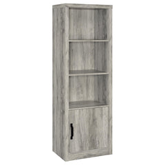 Best Furniture Outlet - Coaster - Burke 3-shelf Engineered Wood Media Tower Grey Driftwood - 707726
