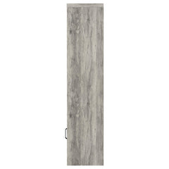 Burke 4-shelf Engineered Wood Media Tower Grey Driftwood