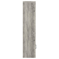 Burke 4-shelf Engineered Wood Media Tower Grey Driftwood