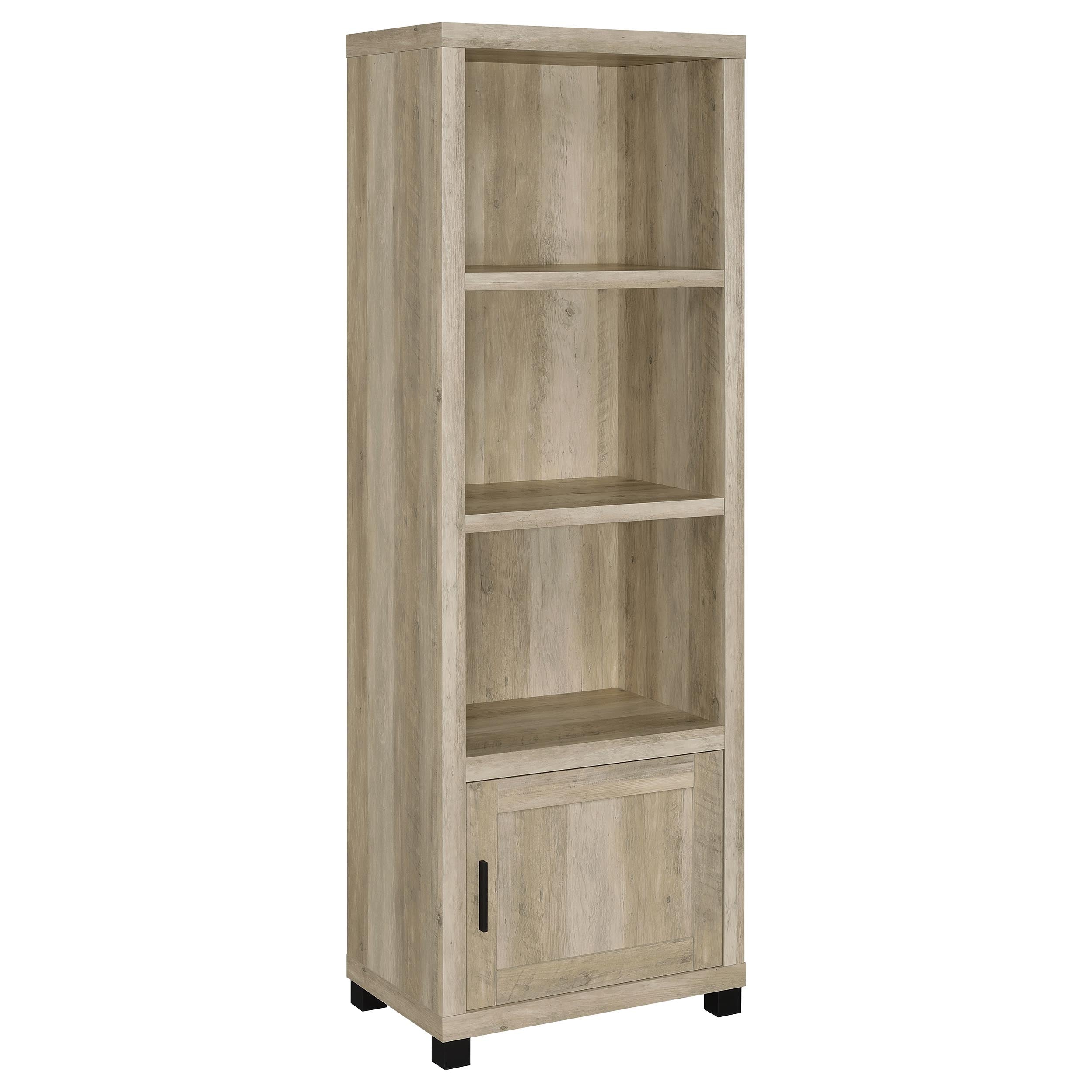 Best Furniture Outlet - Coaster - Sachin 3-shelf Engineered Wood Media Tower Distressed Pine - 707746