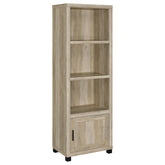 Best Furniture Outlet - Coaster - Sachin 3-shelf Engineered Wood Media Tower Distressed Pine - 707746
