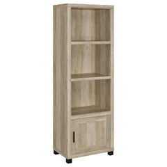Best Furniture Outlet - Coaster - Sachin 3-shelf Engineered Wood Media Tower Distressed Pine - 707746
